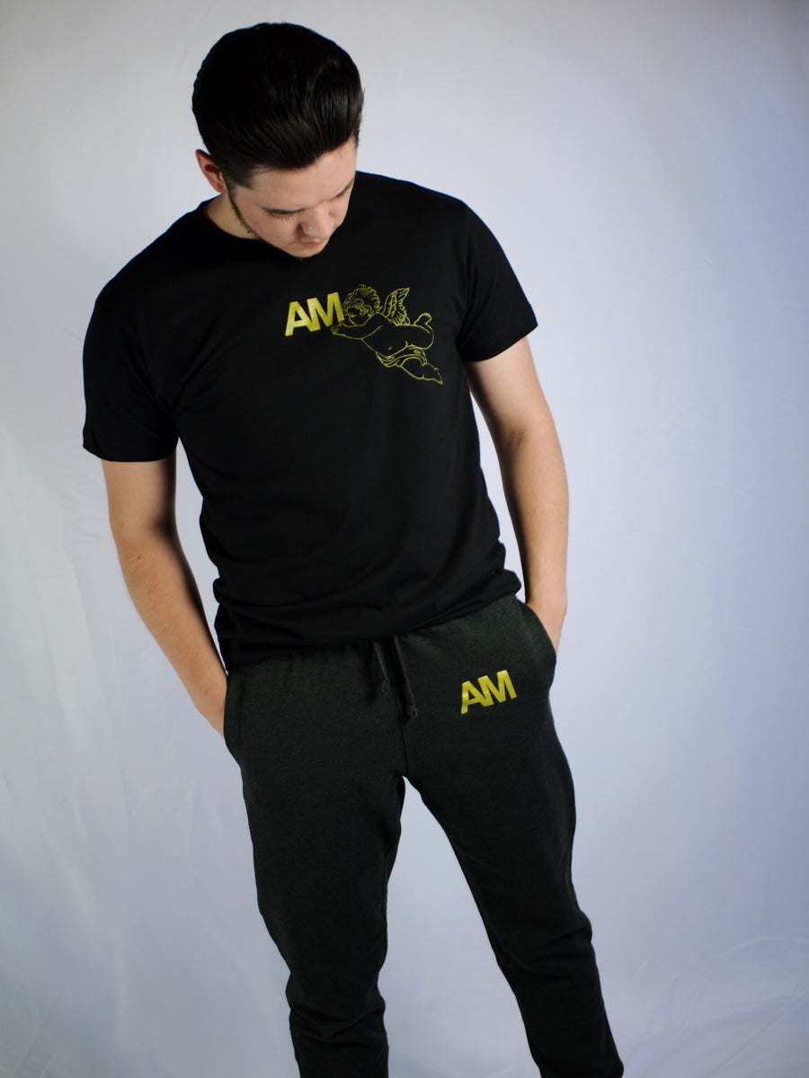 AM Charcoal Tracksuit Sweatpants