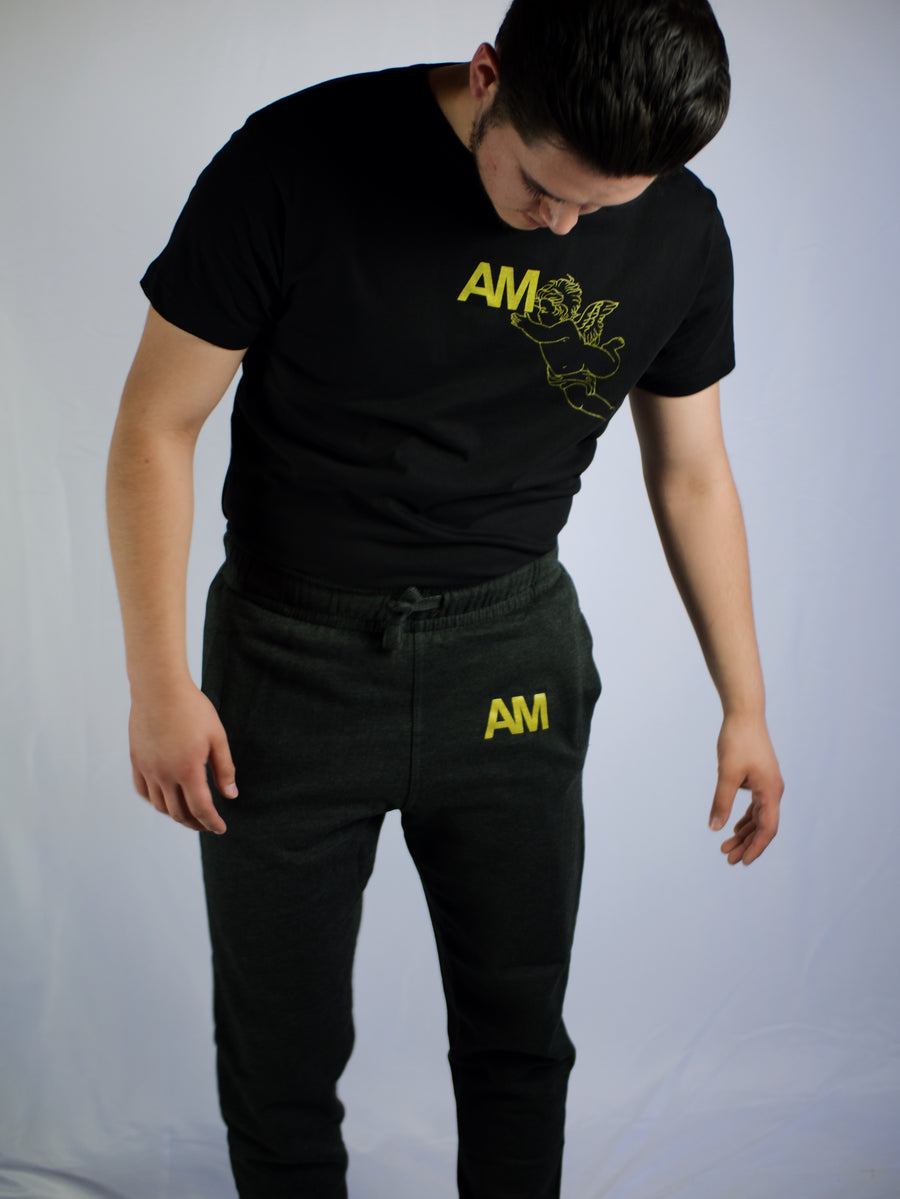 AM Charcoal Tracksuit Sweatpants