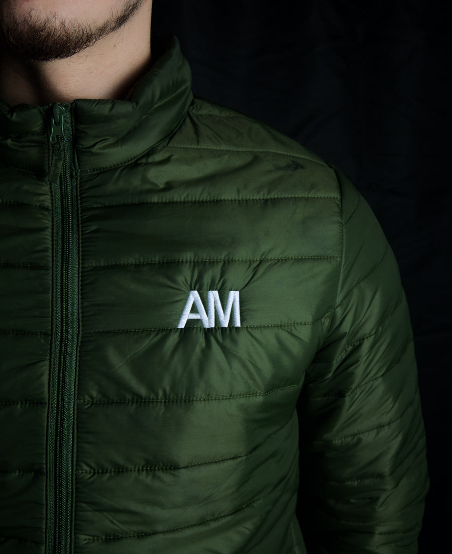 AM Forest Green Puffer Jacket