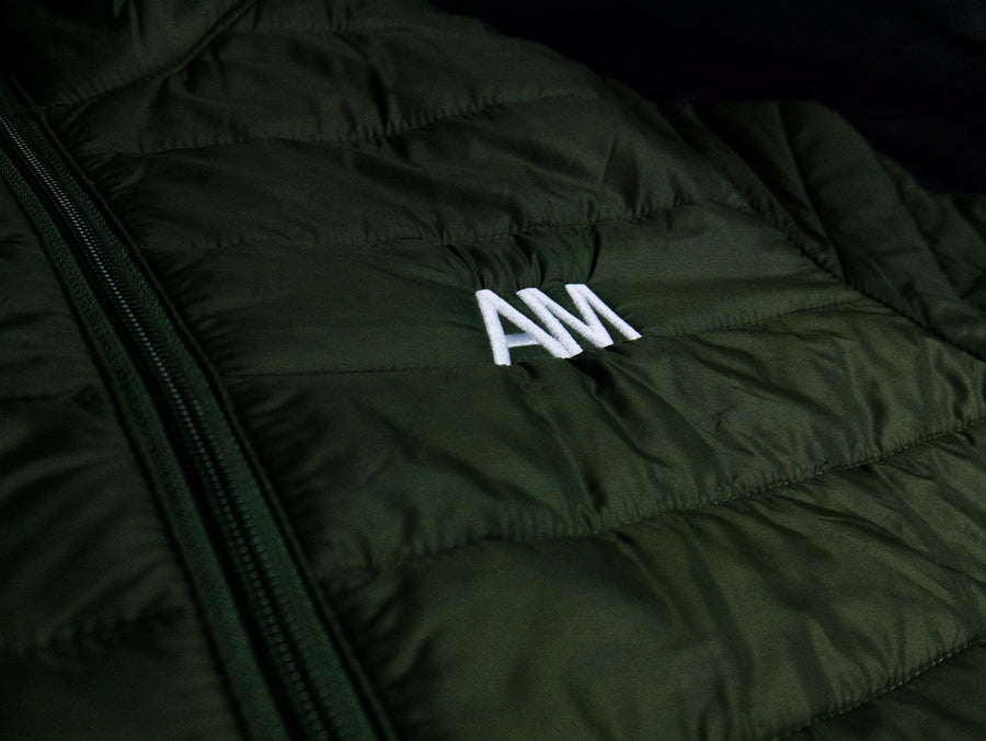 AM Forest Green Puffer Jacket