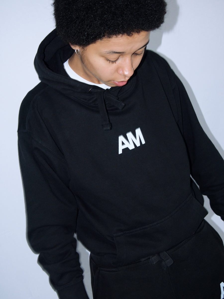 AM Black Tracksuit Hoodie