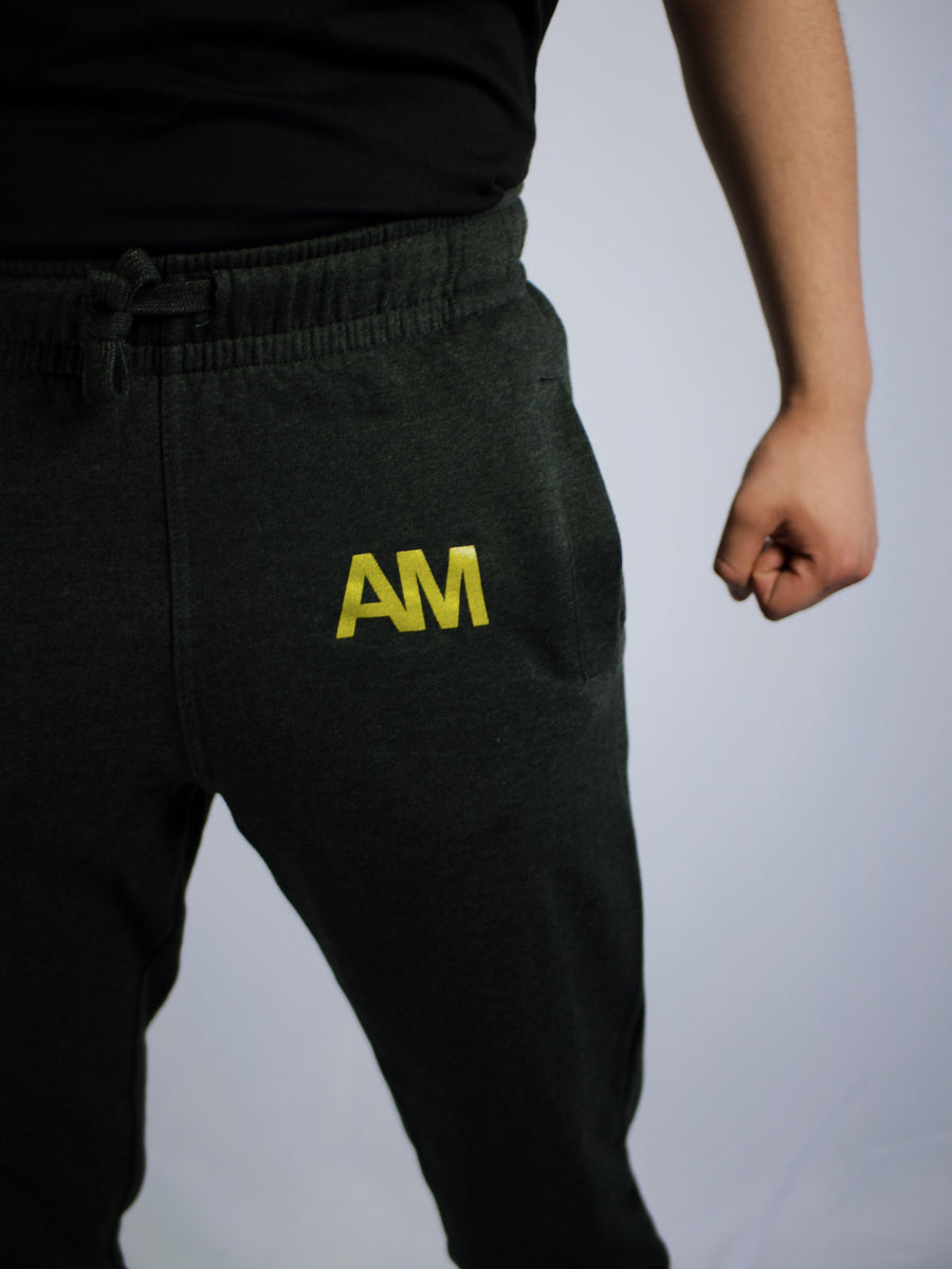 AM Charcoal Tracksuit Sweatpants