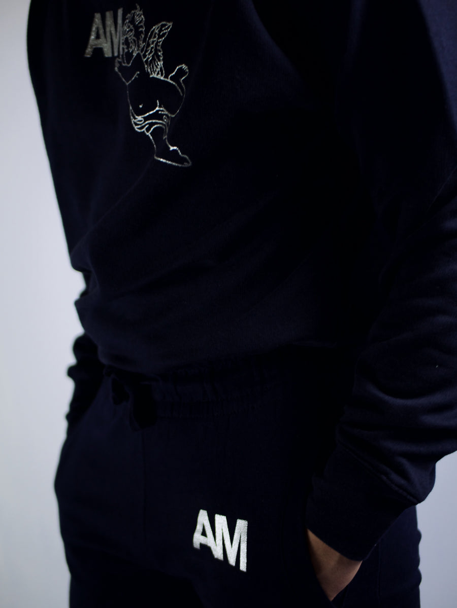 AM Navy Tracksuit Sweatpants