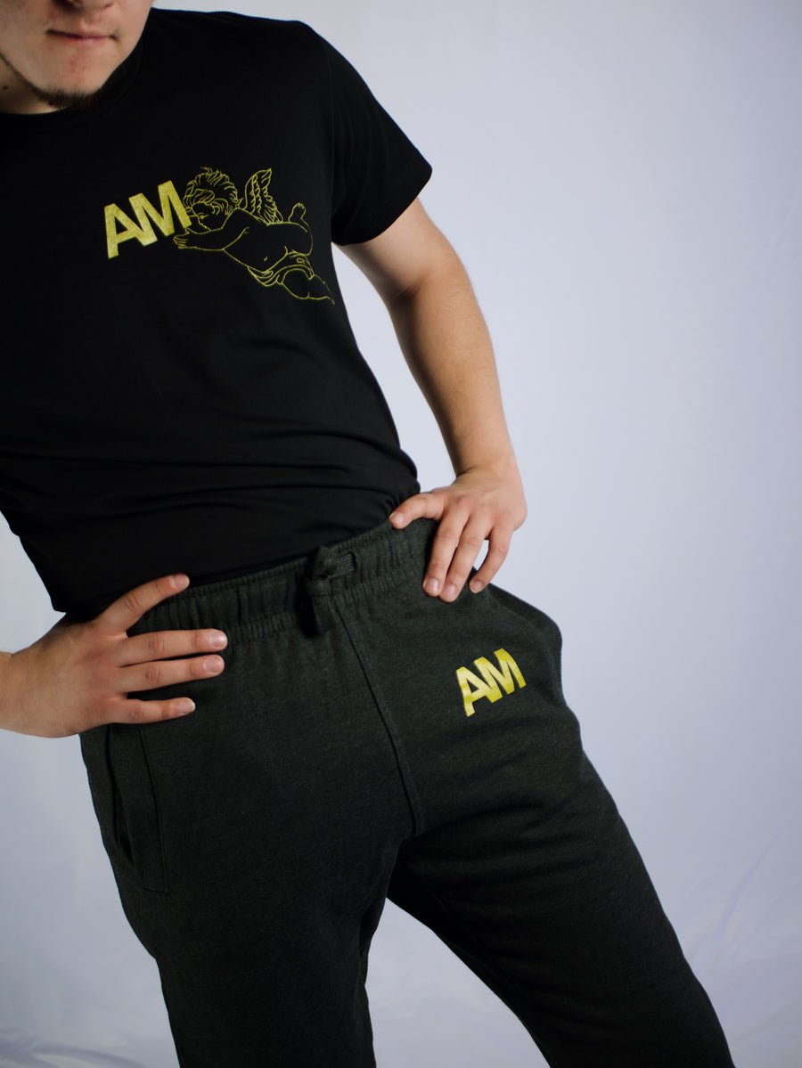 AM Charcoal Tracksuit Sweatpants