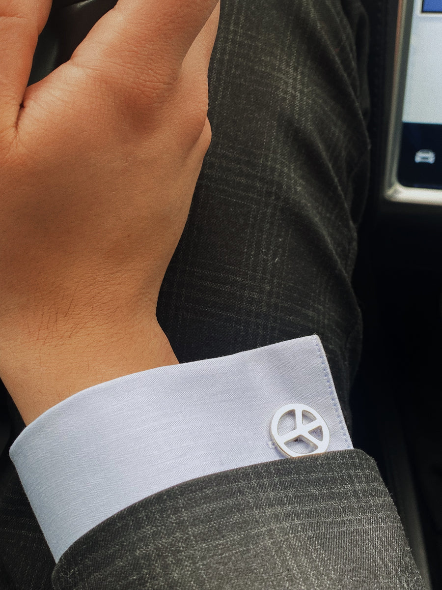 Peace Cuff links