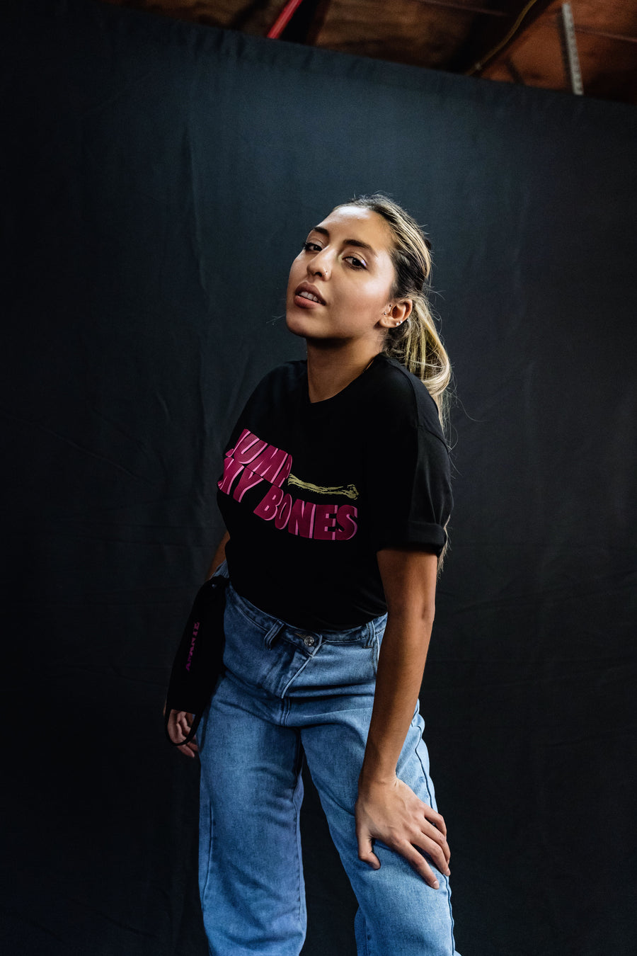 Jump My Bones T-Shirt in Black