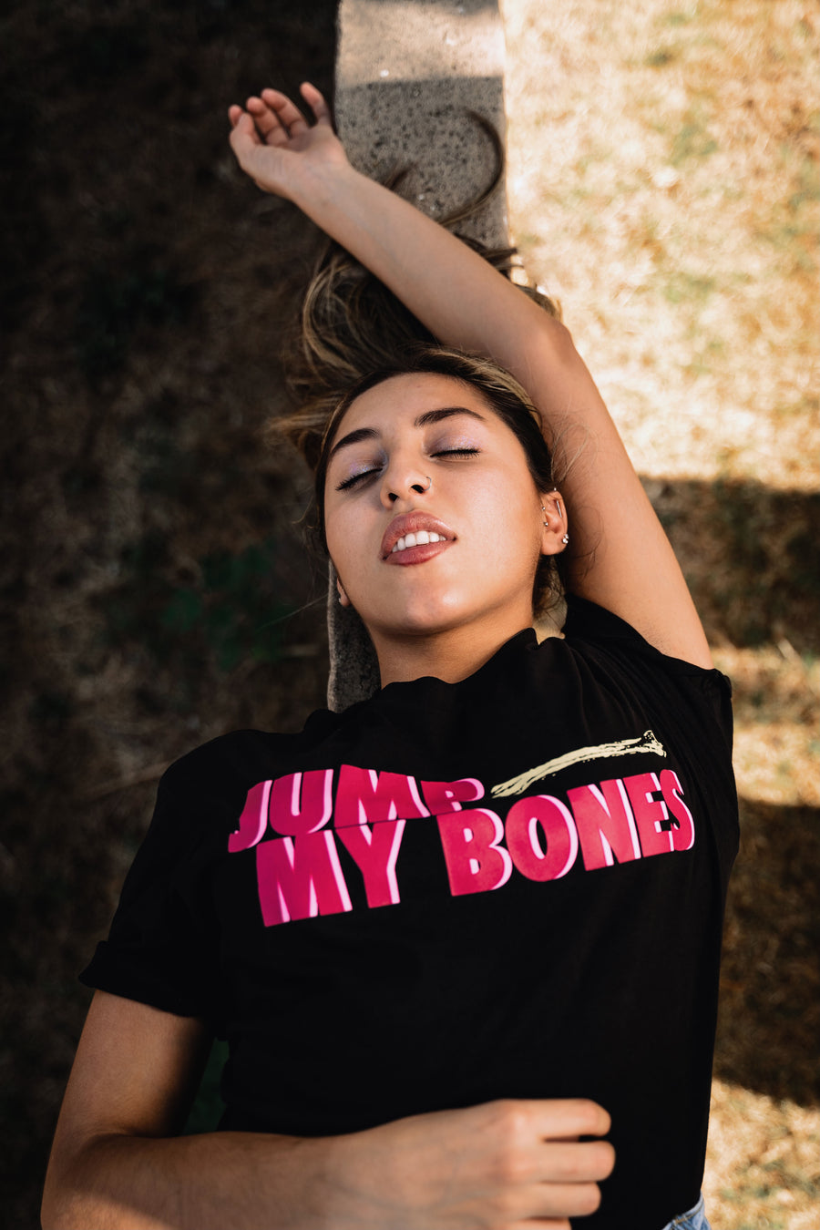 Jump My Bones T-Shirt in Black