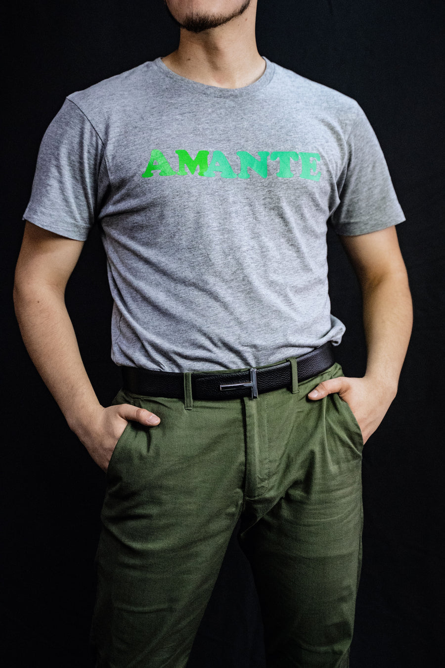 Amante T-Shirt in Heather Grey